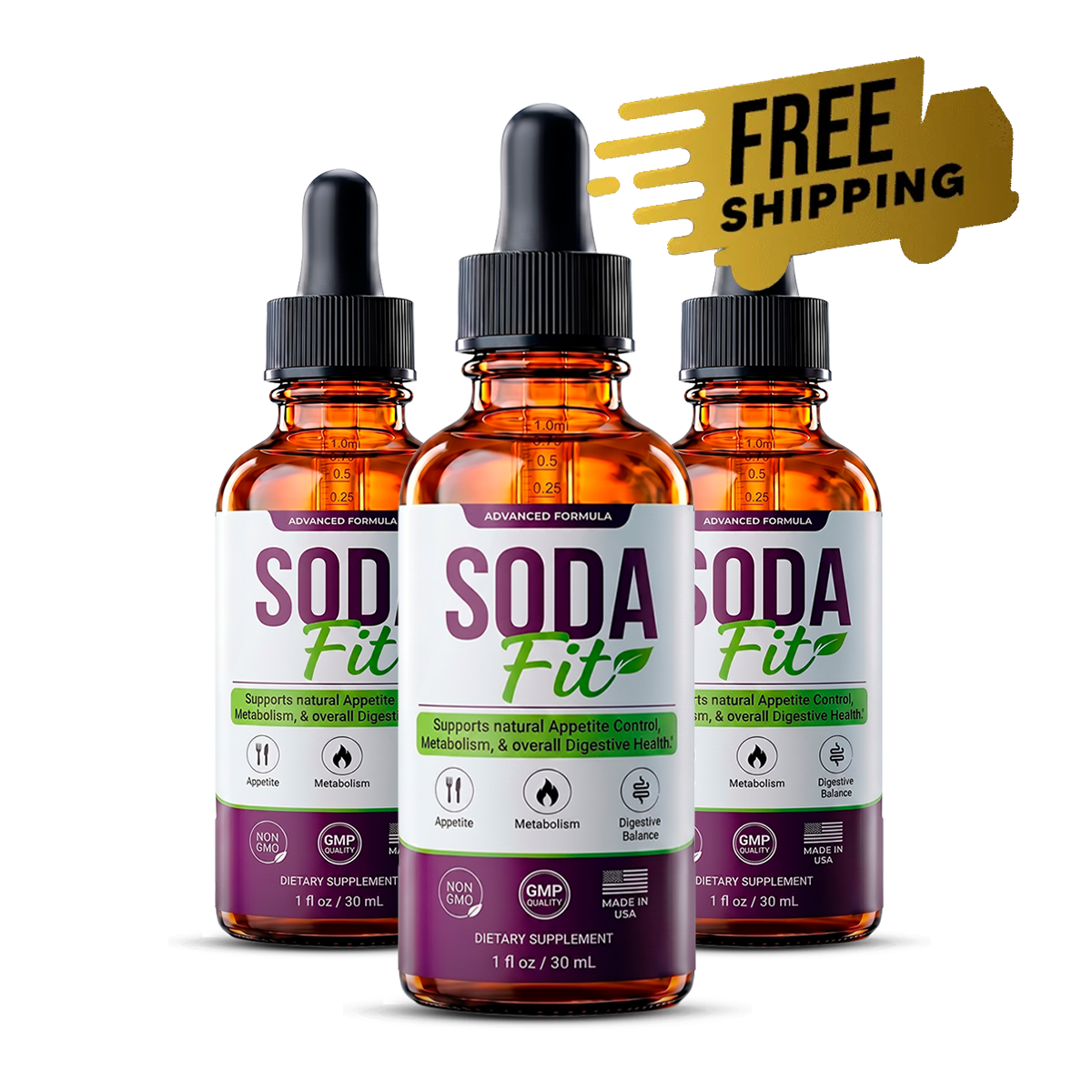 SodaFit 3 bottle bundle